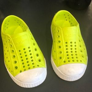 Neon green / yellow natives